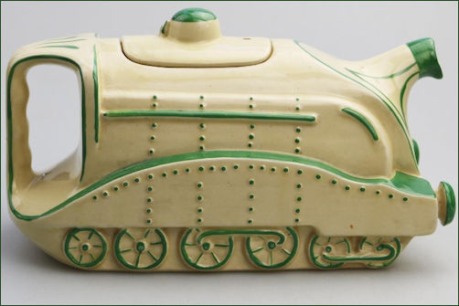 James Sadler Train Teapot