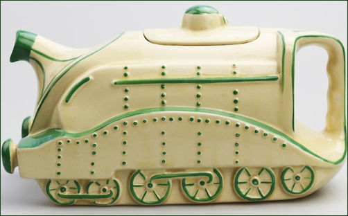 James Sadler Train Teapot