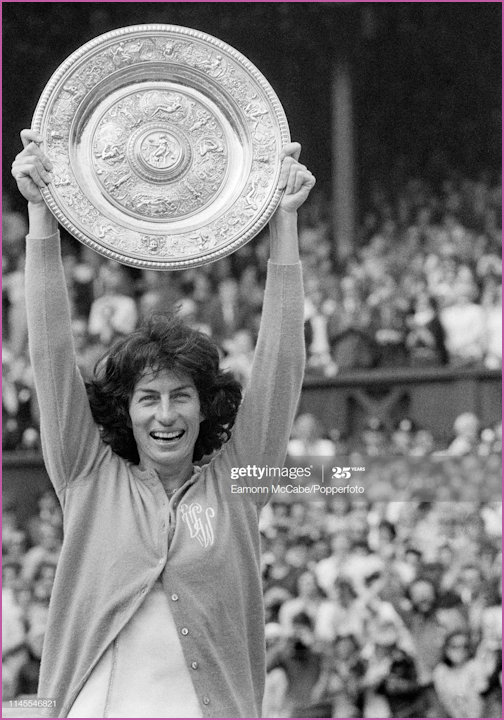 Virginia Wade wins Wimbledon 1977