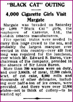 Black Cat Staff Outing 1933