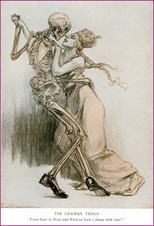 German Tango Cigarette Card