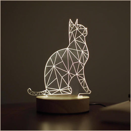 Illuminated Cat Lamp
