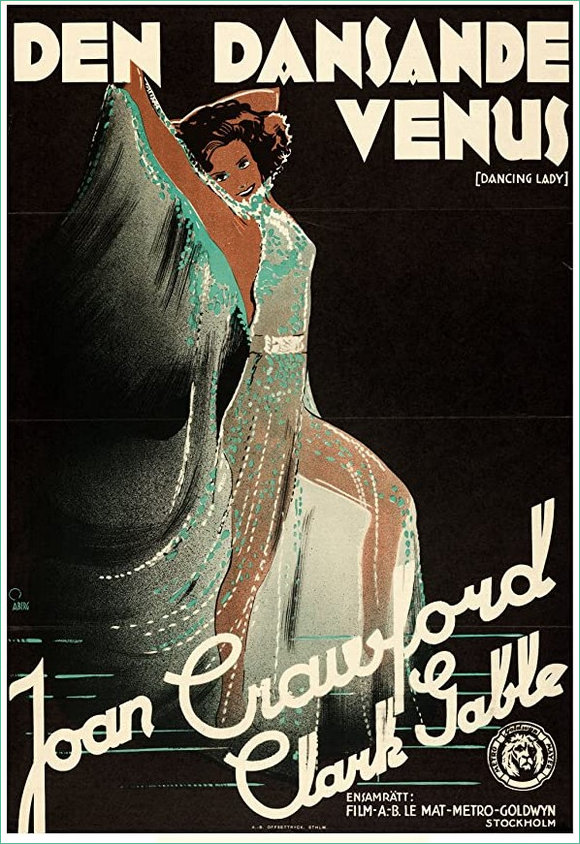 German Poster of Dancing Lady