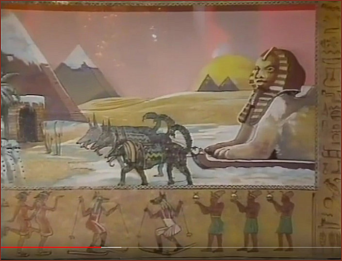 Wilson Keppel and Betty Spoof Backdrop