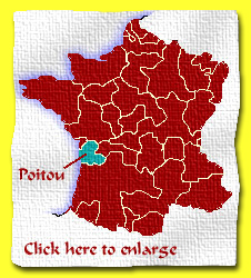 Poitou location map