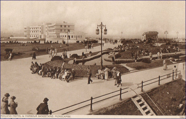 Midland Hotel, bandstand and public gardens