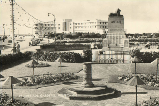 Midland Hotel and Promenade gardens war memorial
