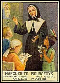 Postcard of Marguerite Bourgeoys