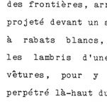 Typed Page in french