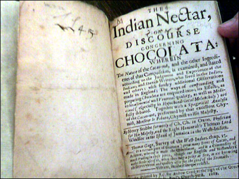 A book devoted to chocolate