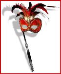 A red Carnival Mask