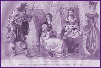 Original steel engraving drawn by F.H. Lalaisse, engraved by Prot 1834 