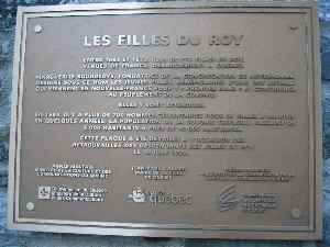 Plaque commemorating the Kings Daughters
