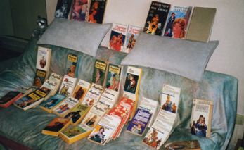 Sofa with Angelique Books