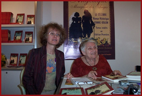 Anne Golon with daughter Nadine