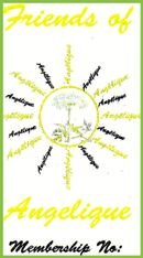 Friends of Angelique Membership Card