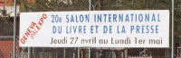 Salon du Livre advertising hoarding