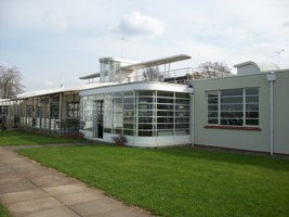 Rear of Aviator Hotel