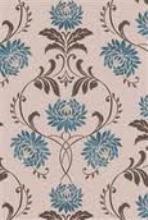BH Blue Floral Wallpaper