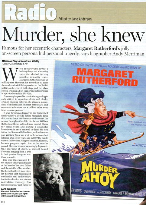 Margaret Rutherford Radio Play 