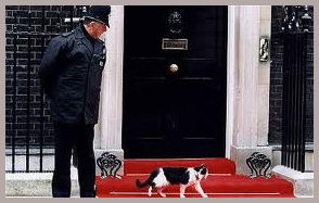 Humphrey with Police Officer Escort