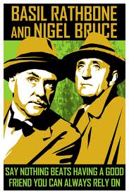 Rathbone and Bruce as Sherlock and Watson