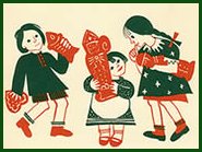 Children celebrating St Nicholas