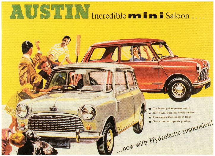 The Mini Hydrolastic suspension