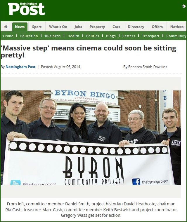 Nottingham Post picks up the article