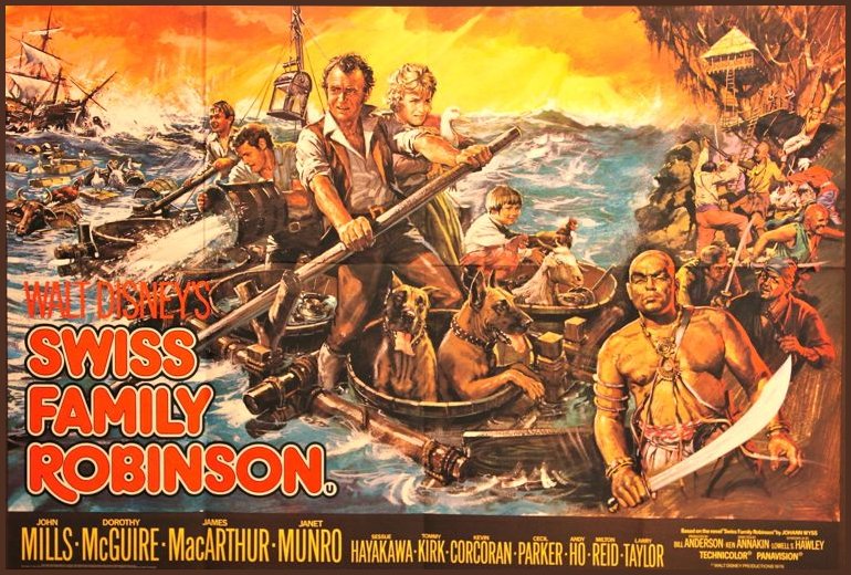 Disney Swiss Family Robinson film poster