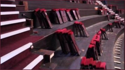 Stockport Plaza seating dismantled