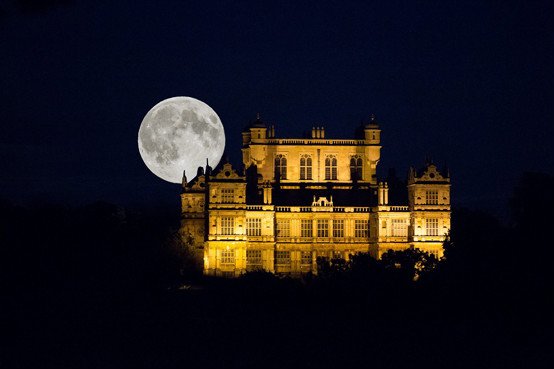 Wollaton Hall and SuperMoon