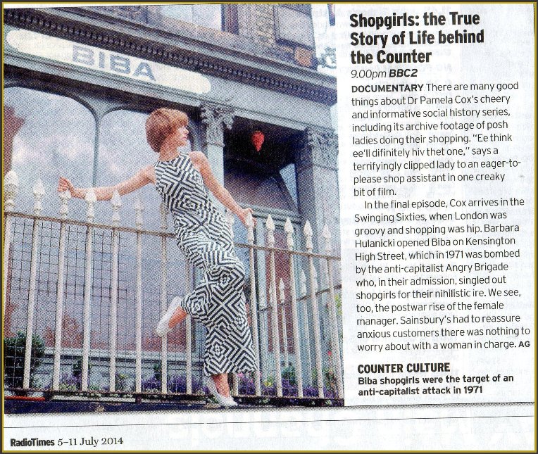 BBC Shopgirls Programme