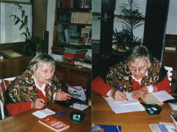 Anne G signing Books