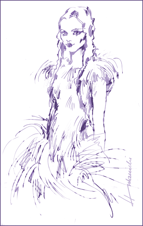 Barbara Hulanicki sketch