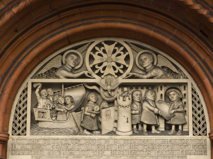 French Huguenot Church relief London