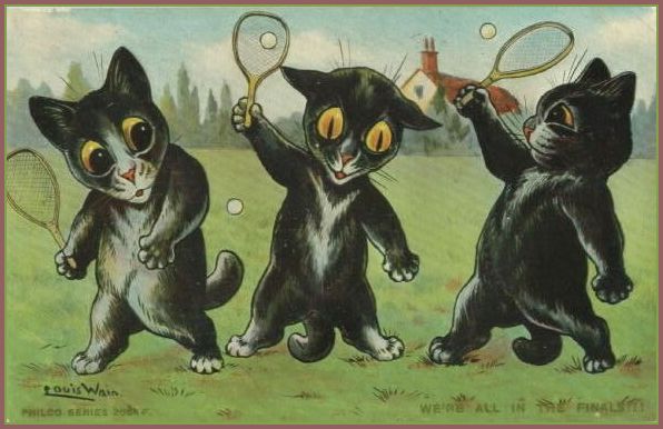Tennis Players - Louis Wain