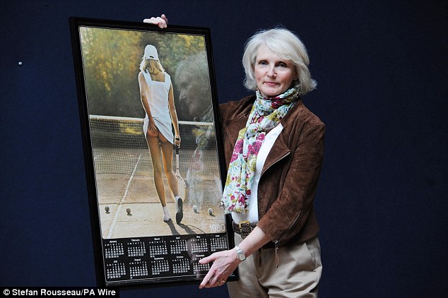 Original Poster Girl with calendar - Fiona Walker