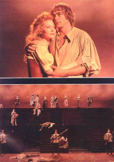 Omages from the stage production of Angelique
