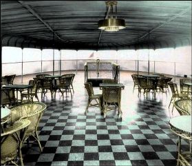 Cafe area of the Kalakala