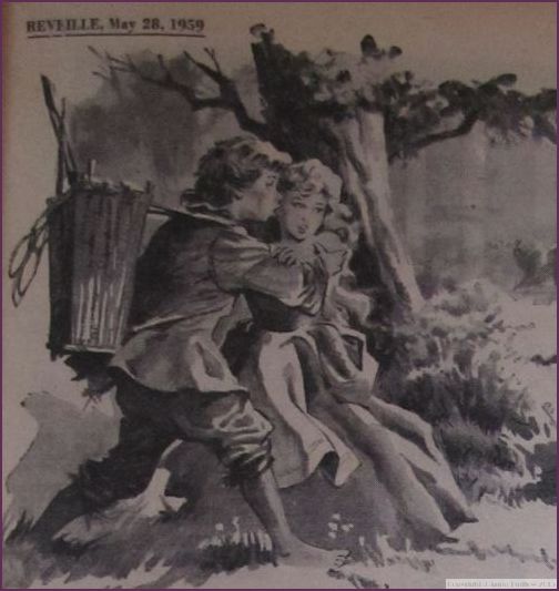 Children in the marshes detail