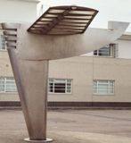 Aeroplane structure at entrance of Aviator Hotel