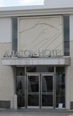 Accommodation Block entrance in daylight