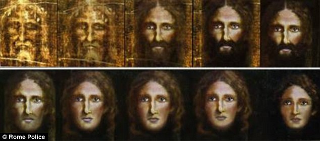 Composite images graduation of young Christ