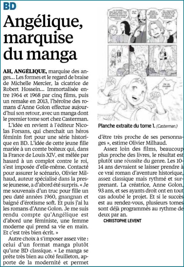 Angelique is the Marquise of Manga review
