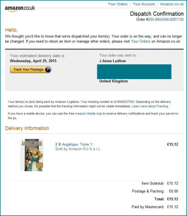 Order Confirmation