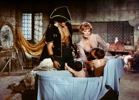 Bathing the children