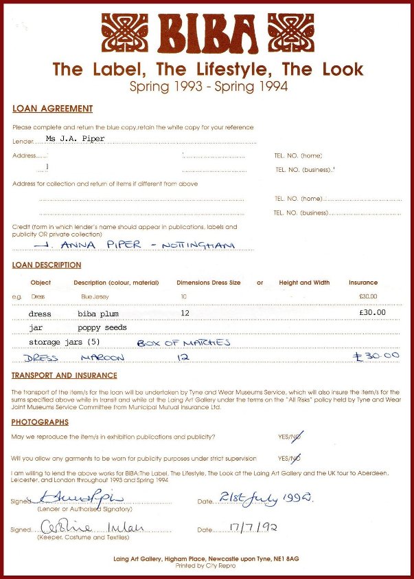 Laing Loan Form