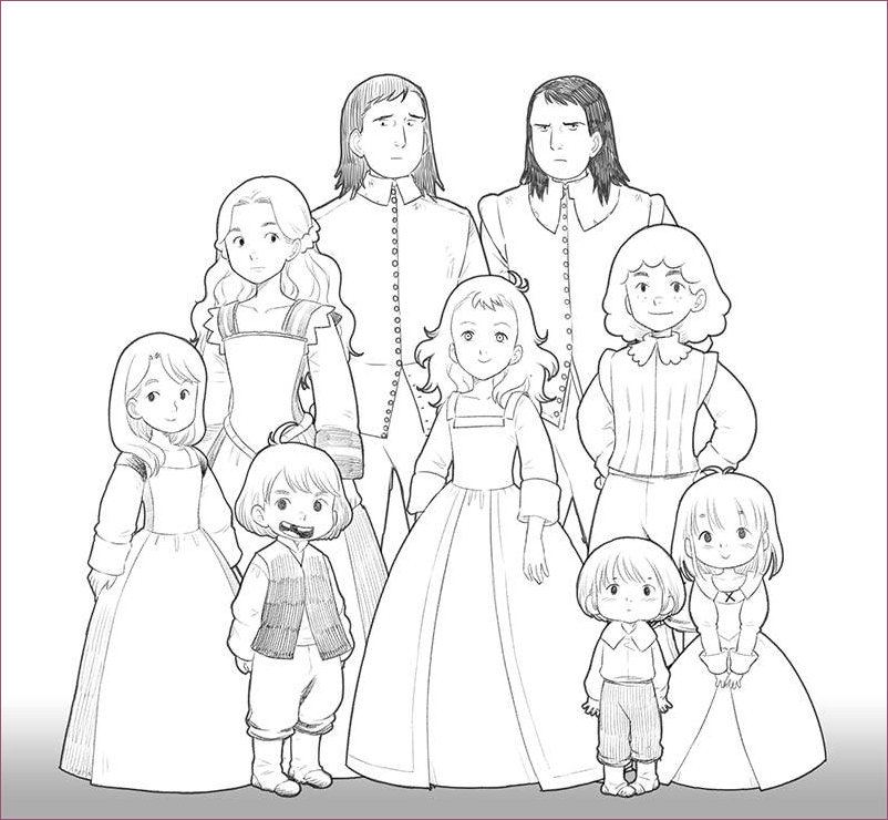 The de Sance children