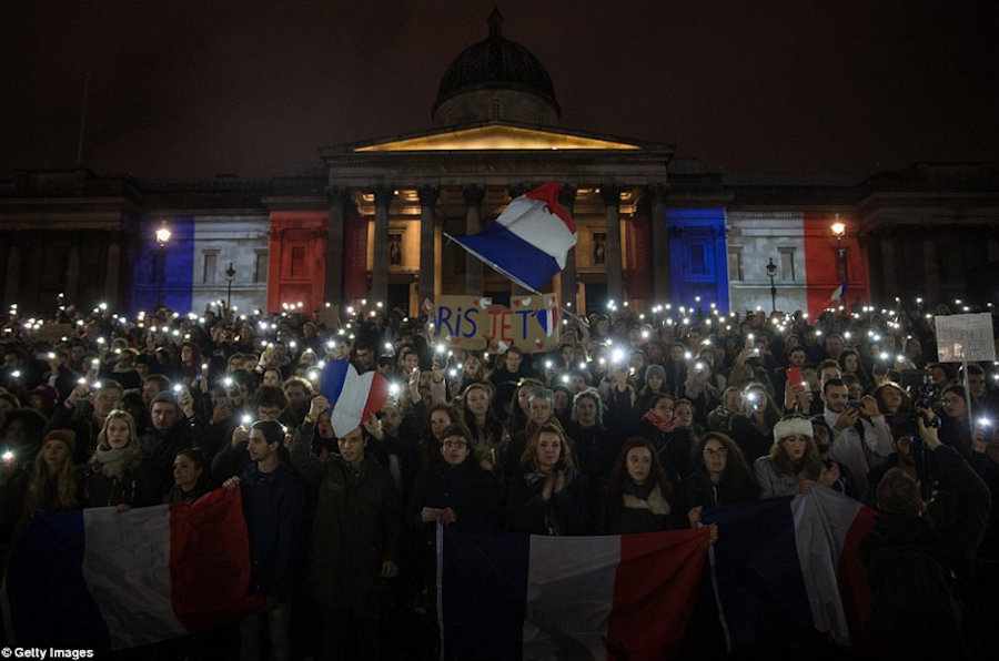 London Vigil Trafalgar Square